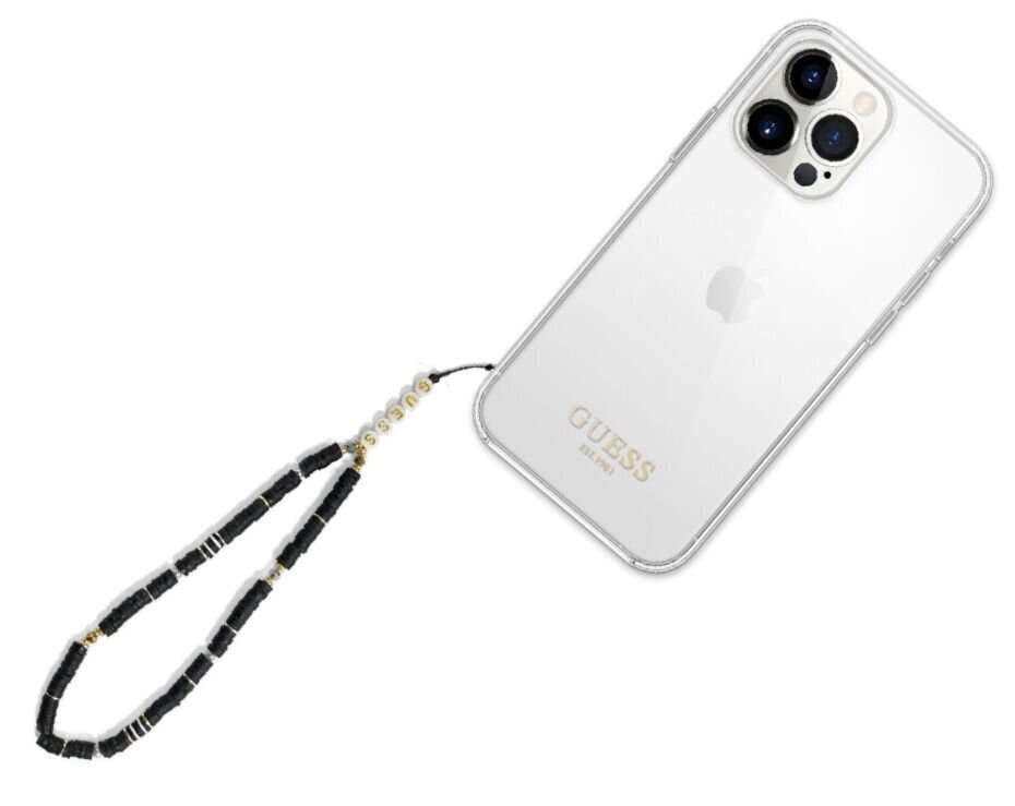 Guess Phone Strap Heishi Beads Black цена и информация | Telefonihoidjad | hansapost.ee