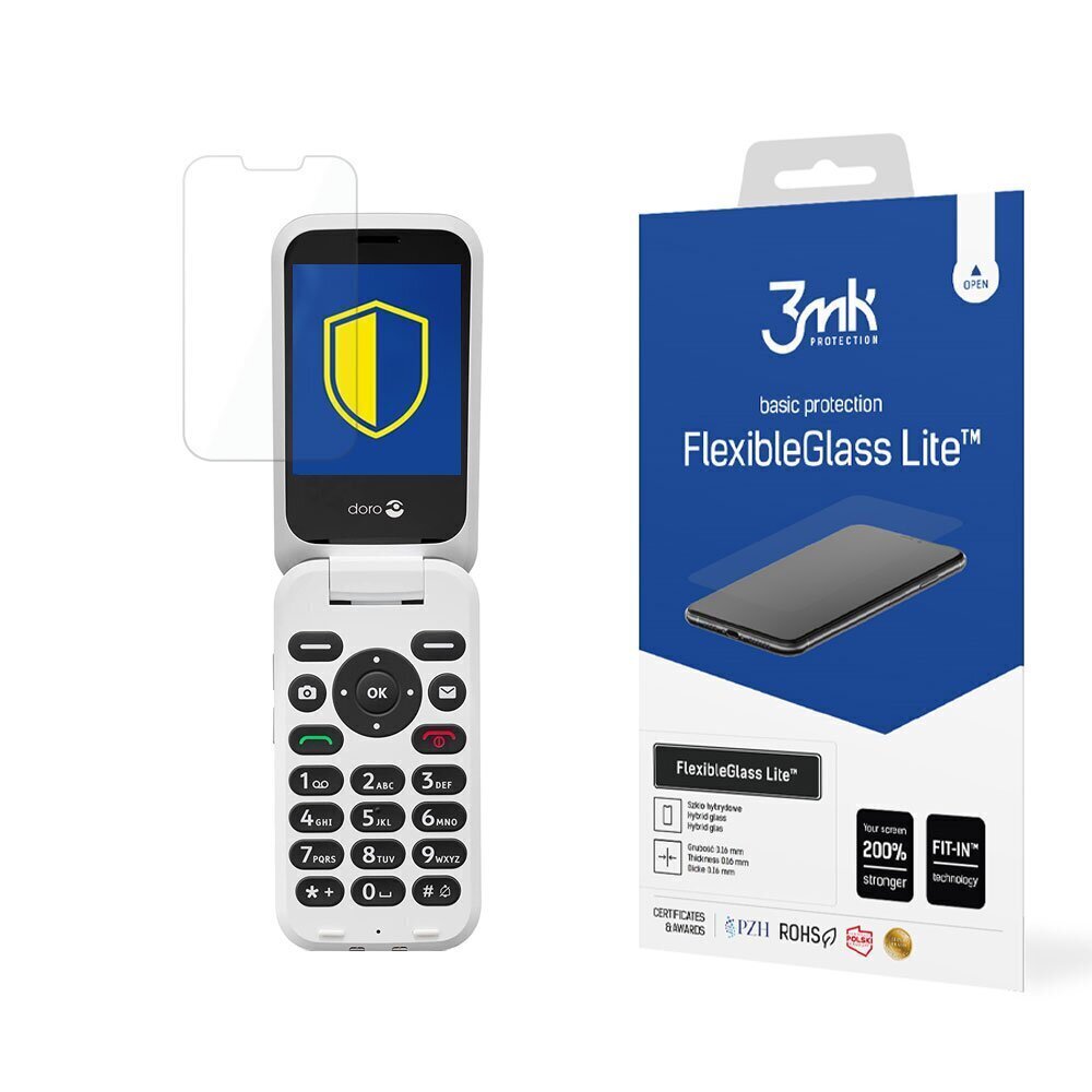 Doro 6820 - 3mk FlexibleGlass Lite™ screen protector hind ja info | Ekraani kaitseklaasid ja kaitsekiled | hansapost.ee