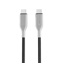 Кабель Forever Core Ultra Fast PD USB-C - USB-C, 1.5 м черный 60 Вт цена и информация | Кабели для телефонов | hansapost.ee