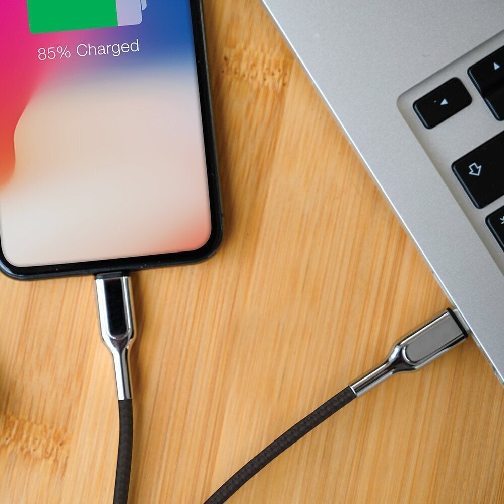 Forever Core Utra Fast MFI PD cable USB-C - Lightning 1,5 m 2,4A black hind ja info | Mobiiltelefonide kaablid | hansapost.ee