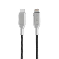 Forever Core Utra Fast MFI PD cable USB-C - Lightning 1,5 m 2,4A black hind ja info | Mobiiltelefonide kaablid | hansapost.ee