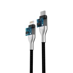 Forever Core Utra Fast MFI PD cable USB-C - Lightning 1,5 m 2,4A black hind ja info | Mobiiltelefonide kaablid | hansapost.ee