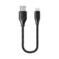 Forever Core MFI cable USB - Lightning 0,2 m 2,4A black цена и информация | Mobiiltelefonide kaablid | hansapost.ee