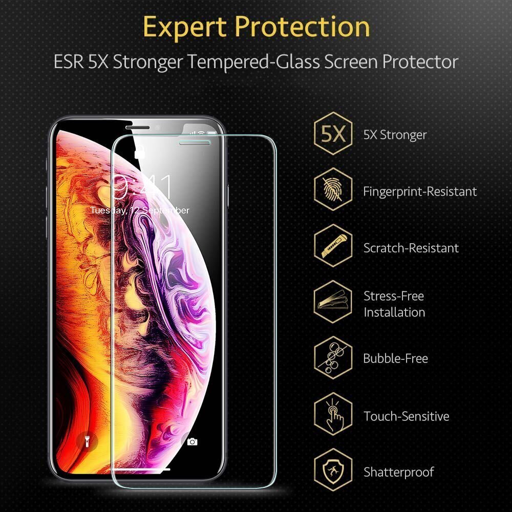 Ekraani kaitseklaas ESR SCREEN SHIELD telefonile iPhone 11 läbipaistev hind ja info | Ekraani kaitseklaasid ja kaitsekiled | hansapost.ee