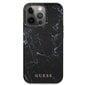 Guess Marble Hardcase originaal telefoniümbris sobib iPhone 13 / 13 Pro / 14, must цена и информация | Telefonide kaitsekaaned ja -ümbrised | hansapost.ee