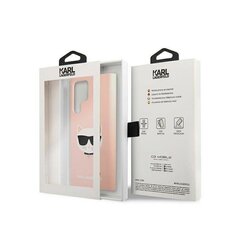 Karl Largerfeld case for Samsung Galaxy S22 Ultra KLHCS22LSLCHPI pink hard case Choupette Head hind ja info | Telefonide kaitsekaaned ja -ümbrised | hansapost.ee