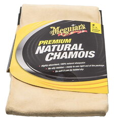 Auto puhastusrätik Meguiar's X2100 Premium Natural Chamois Leather hind ja info | Auto puhastuslapid | hansapost.ee