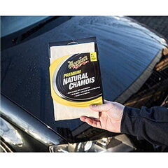 Auto puhastusrätik Meguiar's X2100 Premium Natural Chamois Leather hind ja info | Auto puhastuslapid | hansapost.ee