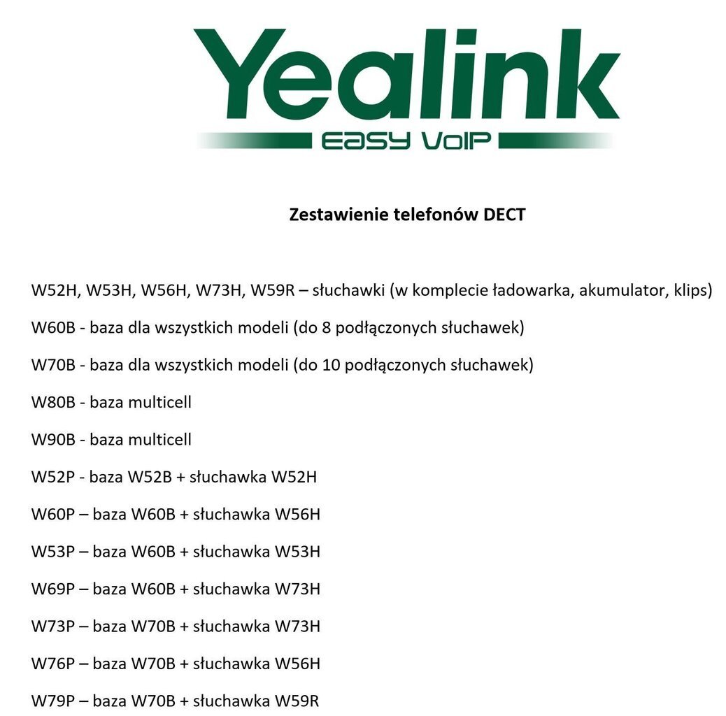 Yealink W70B DECT base station , Grey цена и информация | Lauatelefonid | hansapost.ee
