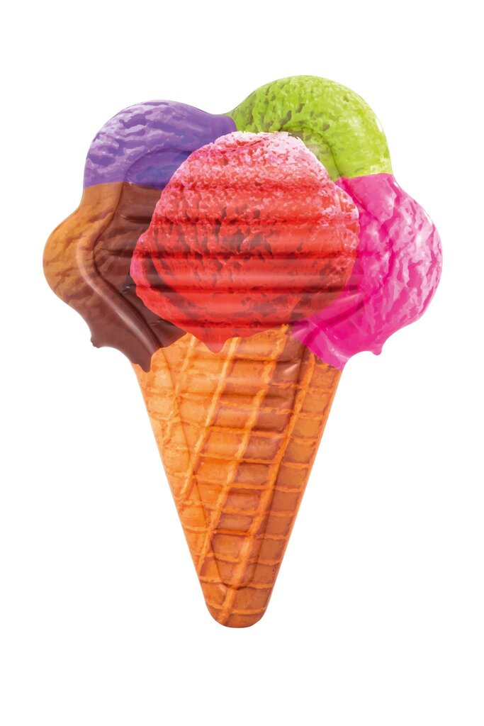 Täispuhutav parv Bestway Ice-cream, erinevad värvid hind ja info | Täispuhutavad veemänguasjad ja ujumistarbed | hansapost.ee