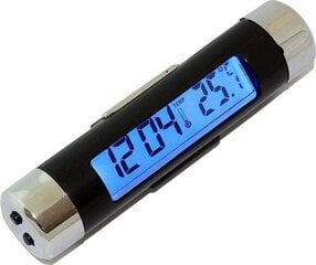 Автомобильный термометр часы ZG9, ЖК-дисплей, с аккумулятором цена и информация | Дополнительные принадлежности | hansapost.ee