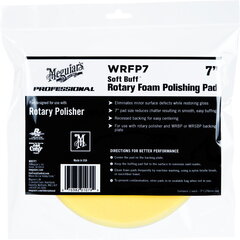 Poleerimispadi Meguiar' Soft Buff Rotary Foam Polishing Pad WRFP7 hind ja info | Auto puhastuslapid | hansapost.ee