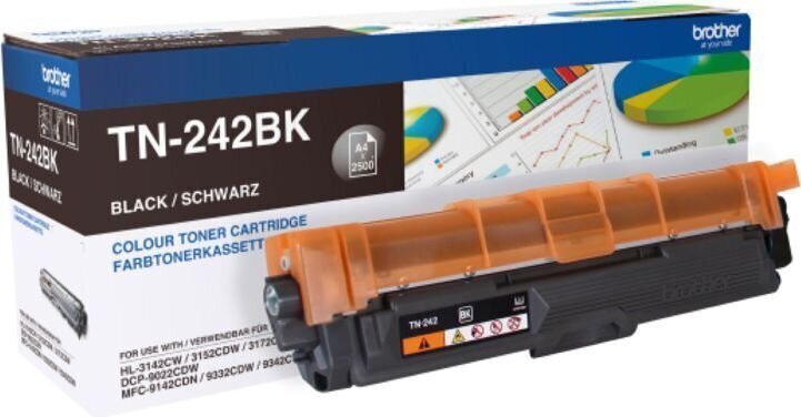 Brother TN242BK цена и информация | Laserprinteri toonerid | hansapost.ee