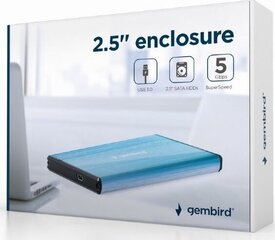 Коробочка для жесткого диска Gembird EE2-U3S-3- B цена и информация | Аксессуары для компонентов | hansapost.ee