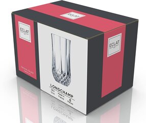 Eclat kõrgete klaaside komplekt 360ml LONGCHAMP 6 tk hind ja info | Eclat Kodukaubad | hansapost.ee