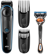 Braun Ultimate Hair Clipper цена и информация | 9D бритвы 6-в-1 электрические бритвы для лысины водостойкие влажные/сухие мужские бритвы для ухода за волосами USB аккумуляторная бритва для бороды | hansapost.ee