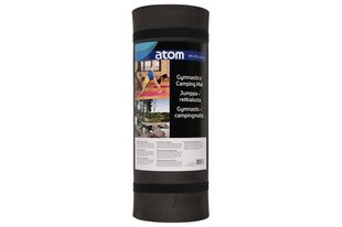 Matkamatt Atom, 195x50x1.2 cm, must hind ja info | Matkamadratsid ja matkamatid | hansapost.ee