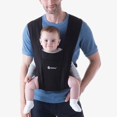 Kandekott ERGObaby Embrace, Pure Black цена и информация | Слинги, эргорюкзаки | hansapost.ee