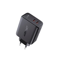 Зарядное устройство Acefast 2x USB Type C 40W, PPS, PD, QC 3.0, AFC, FCP (A9 белый) цена и информация | Acefast Телефоны и аксессуары | hansapost.ee