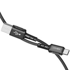 USB-кабель Acefast — USB Type C 1,2 м, 3 А, (C1-04, черный) цена и информация | Acefast Мобильные телефоны, Фото и Видео | hansapost.ee