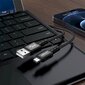 Acefast USB cable - USB Type C 1.2m, 3A black (C1-04 black) hind ja info | Mobiiltelefonide kaablid | hansapost.ee