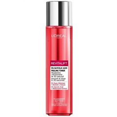 Kooriv toonik glükoolhappega Loreal Revitalift, 180 ml hind ja info | Näopuhastusvahendid | hansapost.ee