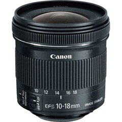 Canon EF-S 10-18mm f/4.5-5.6 IS STM hind ja info | Fotoaparaatide objektiivid | hansapost.ee