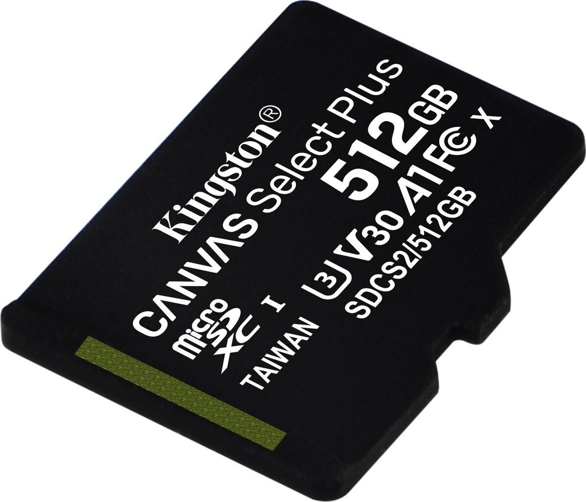 Kingston SDCS2/512GBSP цена и информация | Mälukaardid mobiiltelefonidele | hansapost.ee