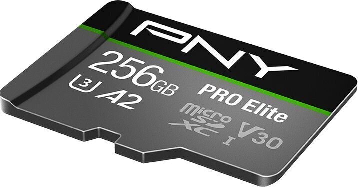 MicroSDXC PNY P-SDU256V32100PRO-GE 256GB hind ja info | Mälukaardid mobiiltelefonidele | hansapost.ee