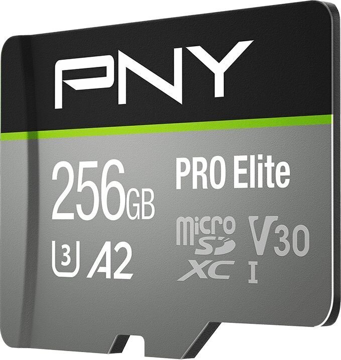 MicroSDXC PNY P-SDU256V32100PRO-GE 256GB hind ja info | Mälukaardid mobiiltelefonidele | hansapost.ee