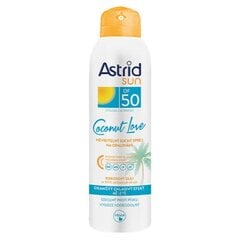 Astrid Nähtamatu kuiva päikesesprei OF 50 Coconut Love, 150 ml hind ja info | Päikesekaitse ja päevitusjärgsed kreemid | hansapost.ee