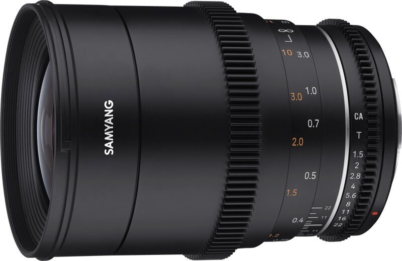 SAMYANG 35mm T1.5 VDSLR MK2 Canon RF цена и информация | Fotoaparaatide objektiivid | hansapost.ee