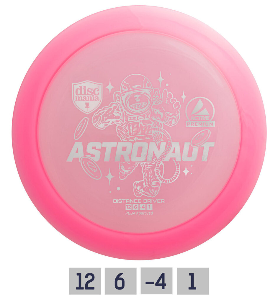 Discgolfi ketas Distance Driver Astronaut Active Premium Pink цена и информация | Discgolf | hansapost.ee