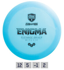 Дискгольф DISCMANIA Distance Driver NEO ENIGMA Evolution Blue 12/5/-1/2 цена и информация | Диск-гольф | hansapost.ee