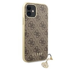 Guess GUHCN61GF4GBR iPhone 11 jaoks, pruun hind ja info | Telefonide kaitsekaaned ja -ümbrised | hansapost.ee