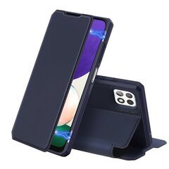 Telefoniümbris Dux Ducis Skin X Bookcase, telefonile Samsung Galaxy A22 5G, sinine цена и информация | Чехлы для телефонов | hansapost.ee