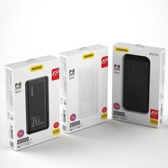 Внешний аккумулятор Dudao 20000 мАч 20 Вт, быстрая зарядка 3.0 2x USB / USB Type C, белый (K12PQ + белый) цена и информация | Dudao Мобильные телефоны, Фото и Видео | hansapost.ee
