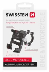 Держатель телефона Swissten BM1 для велосипеда 4-7" цена и информация | Держатели для телефонов | hansapost.ee