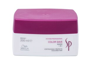 Mask värvitud juustele Wella SP Color Save 200 ml цена и информация | Маски, масла, сыворотки | hansapost.ee