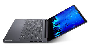 Портативный компьютер Lenovo Yoga 7 14ACN6 Ryzen 5 5600U FHD IPS 300nits Glossy 8GB LPDDR4x 4266 SSD512 AMD Radeon Graphics WLAN Win11 Slate Grey  цена и информация | Ноутбуки | hansapost.ee