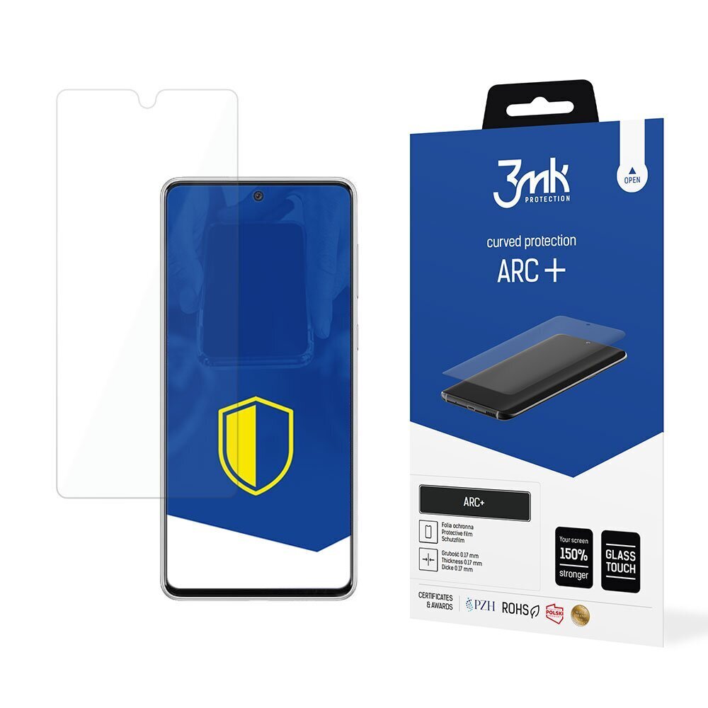 Samsung Galaxy A73 5G - 3mk ARC+ screen protector hind ja info | Ekraani kaitseklaasid ja kaitsekiled | hansapost.ee