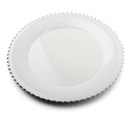 Mondex декоративная тарелка Blanche, 33 см цена и информация | Детали интерьера | hansapost.ee