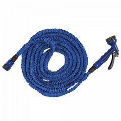 Шланг садовый растягивающийся с насадкой Bradas Trick Hose 15м-45м, синеватый цена и информация | Оборудование для полива | hansapost.ee