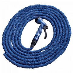 Шланг садовый растягивающийся с насадкой Bradas Trick Hose 15м-45м, синеватый цена и информация | Оборудование для полива | hansapost.ee