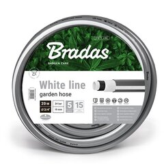 Aia kastmisvoolik 5-kihiline Bradas WHITE LINE 3/4"- 20 m hind ja info | Niisutussüsteemid, kastmisvoolikud ja kastekannud | hansapost.ee