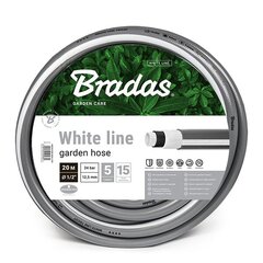Aia kastmisvoolik 5-kihiline Bradas WHITE LINE 5/8"- 30 m hind ja info | Niisutussüsteemid, kastmisvoolikud ja kastekannud | hansapost.ee