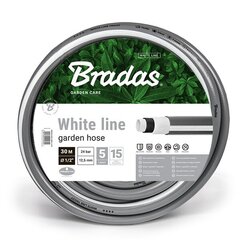 Kasmitsvoolik 1/2" 30m White Line Bradas hind ja info | Niisutussüsteemid, kastmisvoolikud ja kastekannud | hansapost.ee