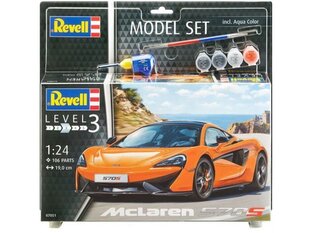 Сборная пластиковая модель Revell - McLaren 570S подарочный набор, 1/24, 67051 цена и информация | Конструкторы и кубики | hansapost.ee