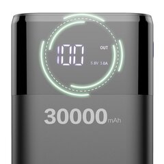 Внешний аккумулятор Dudao 4x USB 30000mAh LCD 4A белый (K8Max белый) цена и информация | Зарядные устройства Power bank | hansapost.ee