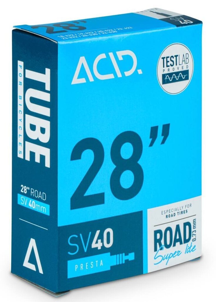 Jalgratta sisekumm ACID 28" Road Super Lite SV 40 mm 18/23-622/630 цена и информация | Jalgratta sisekummid ja rehvid | hansapost.ee